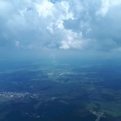 Verortung via Georeferenzierung der Kamera: Aufgenommen in der Nähe von Okres Tachov, Tschechien in 2300 Meter